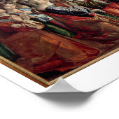 Verherrlichung von St. Ursula und ihren Begleitern Poster (Ecke)