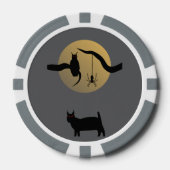 Verhexte Full Moon Poker Chip (Vorderseite)