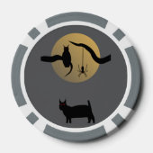 Verhexte Full Moon Poker Chip (Rückseite)