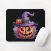 Verhexter Kürbis Hexe Mousepad (Mit Mouse)