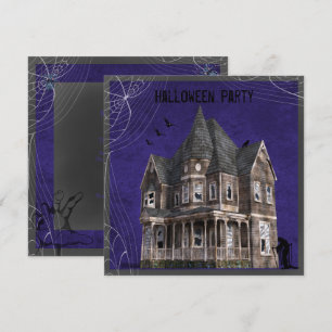 Verhextes Hexenhaus Halloween Einladung