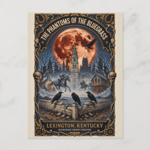 Verhextes Lexington, Kentucky Vintage Horror Reise Postkarte