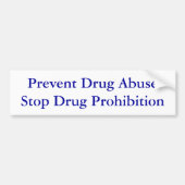 Verhindern Sie Drogenmissbrauch-Enddrogen-Verbot Autoaufkleber (Vorne)