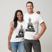 Verhungerndes Buddha-T-Shirt fastendes Siddhartha T-Shirt (Unisex)