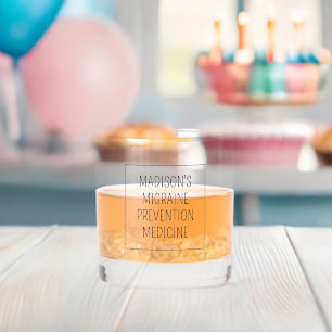 Verhütung von individuelle Name/Textmigration Whiskyglas