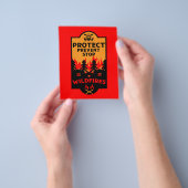 Verhütung von Waldbränden Flyer (Gruppe)