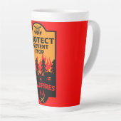 Verhütung von Waldbränden Milchtasse (Rechte Ecke)