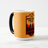 Verhütung von Waldbränden Verwandlungstasse (Vorderseite Links)