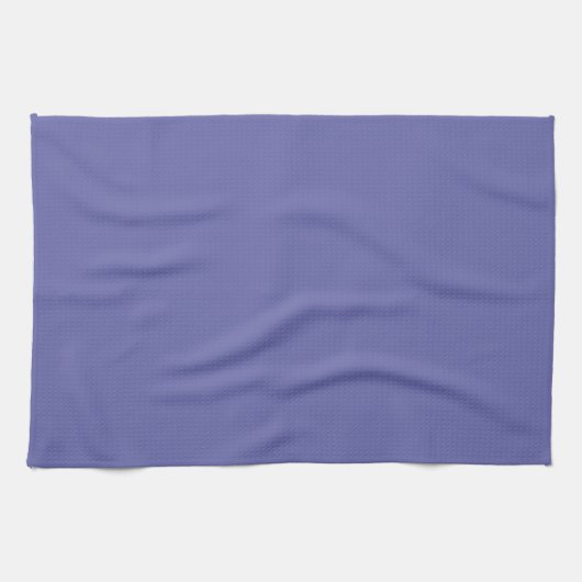 Veri Peri Periwinkle Blue Solid Color Geschirrtuch (Horizontal)