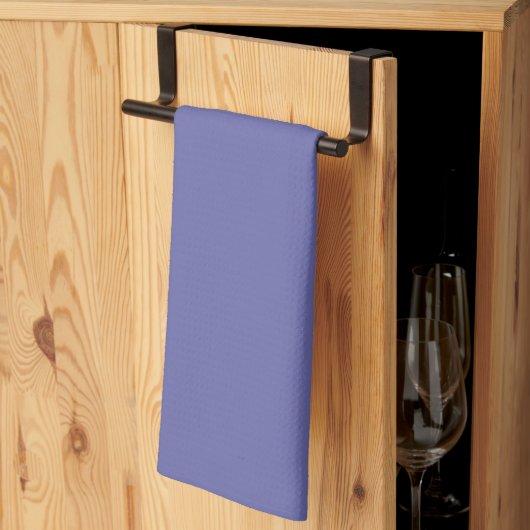 Veri Peri Periwinkle Blue Solid Color Geschirrtuch (Drittel gefaltet)