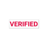 Verified Document Stamp Permastempel (Design)