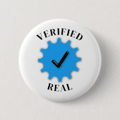 Verified Real Button (Vorderseite)