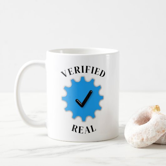Verified Real Kaffeetasse (Mit Donut)