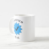 Verified Real Kaffeetasse (Vorderseite Links)