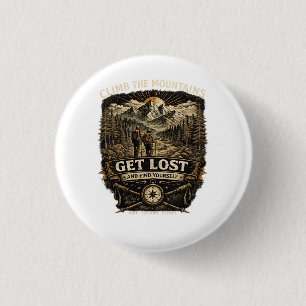Verirre Dich Und Finde Dich Selbst Button