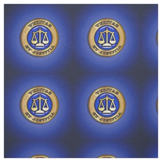Veritas auf Blue Stoff (Muster)