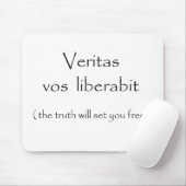 Veritas, eure Liberabit-Musepad Mousepad (Mit Mouse)