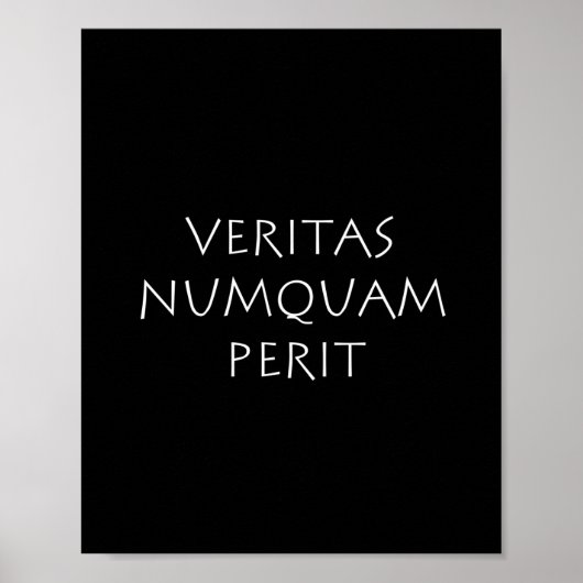 Veritas numquam perit poster (Vorne)