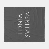 Veritas vincitas fleecedecke (Vorderseite (Horizontal))