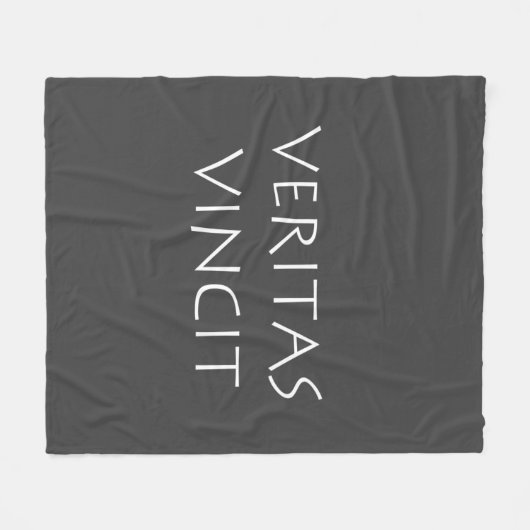 Veritas vincitas fleecedecke (Vorderseite (Horizontal))