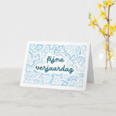 Verjaardagskaart fijne verjaardag karte (Gelbe Blume)