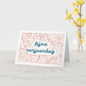 Verjaardagskaart fijne verjaardag karte (Gelbe Blume)