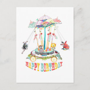 Verjaardagskaart 'Happy Birthday' Postkarte