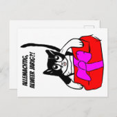 verjaardagskaart met Yuki / birthdaycard  Postkarte (Vorne/Hinten)