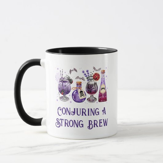 Verjagen eines starken Zwerghexen-Halloween Tasse (Links)