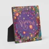 Verjüngen Sie die blutigen Herzen Sterne Spaß Insp Fotoplatte (Vorderseite)