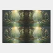 Verjüngung von zwei Schwänzen im Wasser-Dekoupage- Geschenkpapier Set (Vorderseite 3)