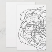 verkabelt briefpapier (Vorne/Hinten)