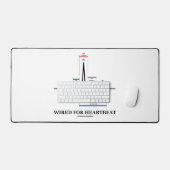 verkabelt für Heartbeat ECG/EKG Sinus Rhythmus Schreibtischunterlage (Tastatur & Maus)