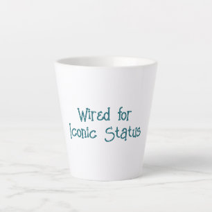 Verkabelt für Iconic Status Latte-Tasse Milchtasse