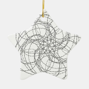 verkabelt keramik ornament