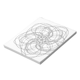 verkabelt notizblock