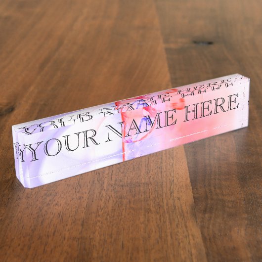 Verkapselungs-Fraktal-Namensschild Namensplakette (Seite)