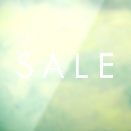 Verkauf 52" Grundlegende Werbung für Unternehmen i Fensteraufkleber (Blatt 3)