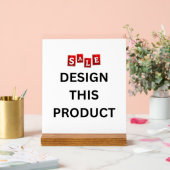 VERKAUF! Acrylzeichen 8" x 10" - mit Holzständer Acrylschild (Hochzeit)