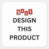 VERKAUF! Aufkleber - Aufkleber auf dem Platz - Bla (Vorderseite)