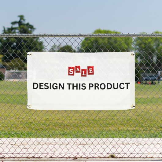 VERKAUF! Banner - 1.6'x3' - Außenbanner mit Metall (Insitu)