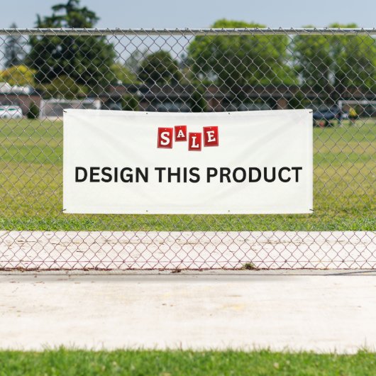 VERKAUF! Banner - 2.5' x 6' - Außenbanner mit Meta (Insitu)