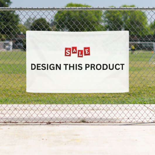 VERKAUF! Banner - 3' x 5' - Außenbereich - Kundens (Insitu)