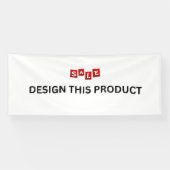 VERKAUF! Banner - 4'x10' - Außenbereich - Benutzer (Horizontal)