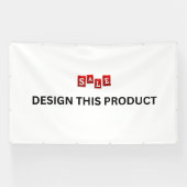 VERKAUF! Banner - 6'x10' - Außenbanner mit Metallr (Horizontal)