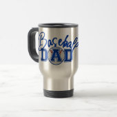 VERKAUF ! Baseball-Vater-Tasse durch SRF Reisebecher (Vorderseite Links)