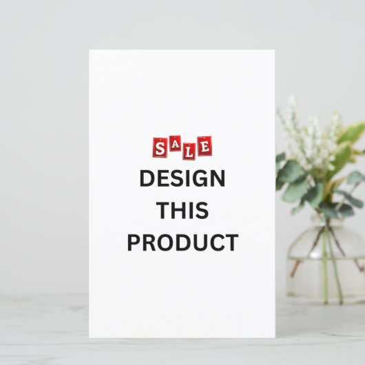 VERKAUF! Blatt - 5,5 Zoll x 8,5 Zoll - Zoll (Stehend Vorderseite)