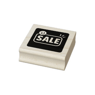 Verkauf - Briefmarke aus Holz. Ideal für Briefmark Gummistempel