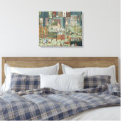 Verkauf chinesischer Waren, Mitte des 18. Jahrhund Leinwanddruck (Insitu (Schlafzimmer))