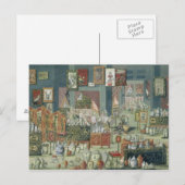 Verkauf chinesischer Waren, Mitte des 18. Jahrhund Postkarte (Vorne/Hinten)